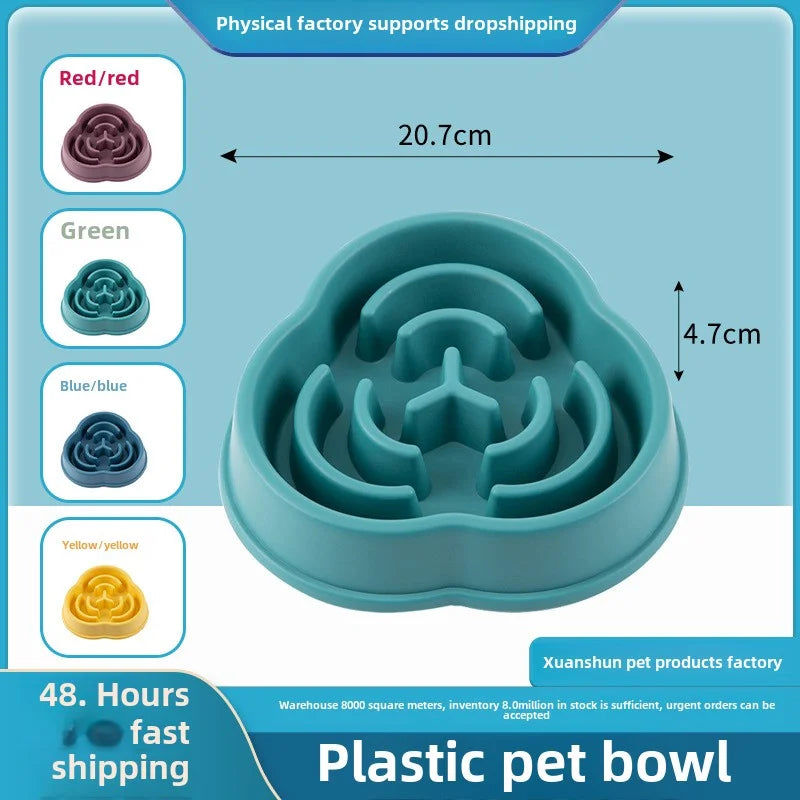 Tailmere Anti-Gulping Slow Feeder Bowl — Healthier Eating for Dog