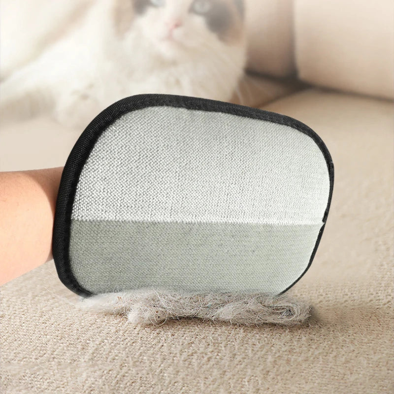 Tailmere Pet Deshedding Glove — Gentle Hair Removal for Dogs & Cats