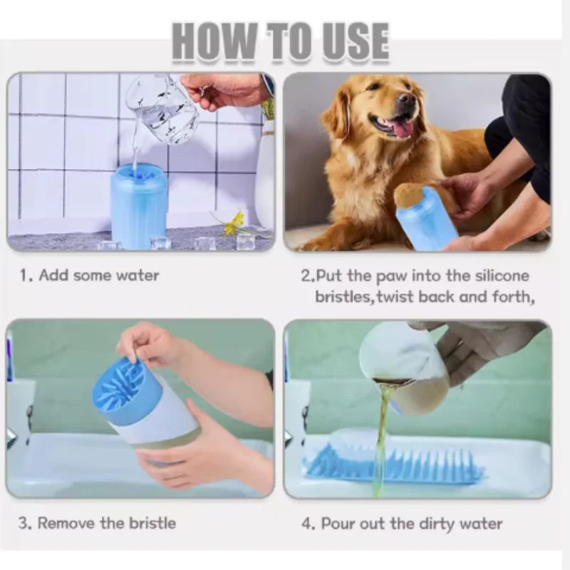 Tailmere Paw Cleaner Cup - Clean Muddy Paws in 10 Seconds