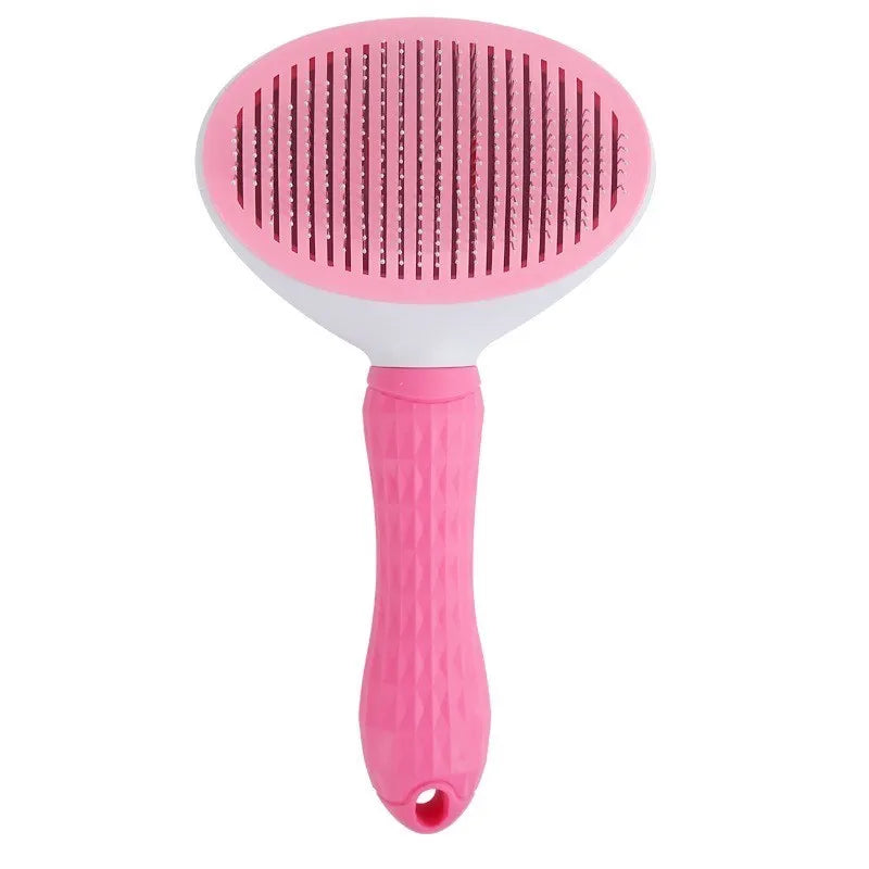 Tailmere Self-Cleaning Slicker Brush — Tangle-Free Grooming for Dogs & Cats