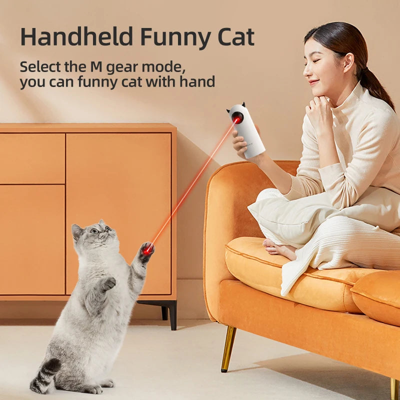 Tailmere Automatic Laser Cat Toy — 360° Smart Interactive Play, Auto Shut-Off