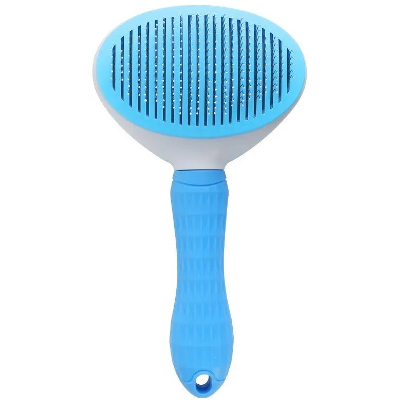 Tailmere Self-Cleaning Slicker Brush — Tangle-Free Grooming for Dogs & Cats