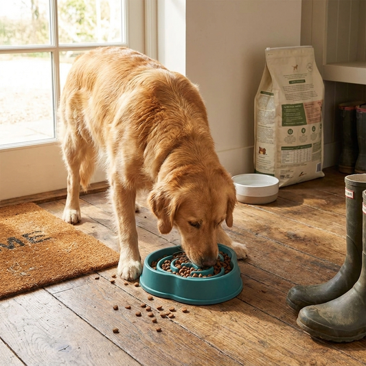 Tailmere Anti-Gulping Slow Feeder Bowl lifestyle