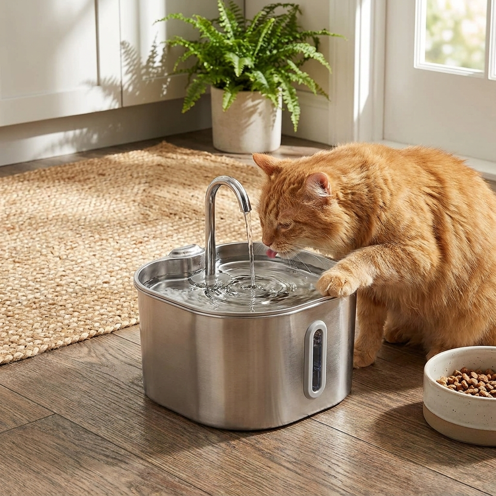 Tailmere 2.2L Cat Water Fountain lifestyle
